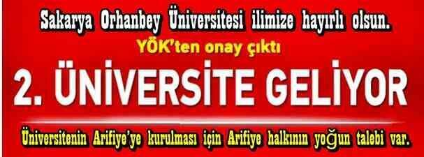 Sakarya Orhanbey Üniversitesi ilimize