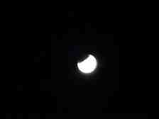 Parçalı Ay Tutulması Kışlaçay’da Böyle Fotoğraflandı..