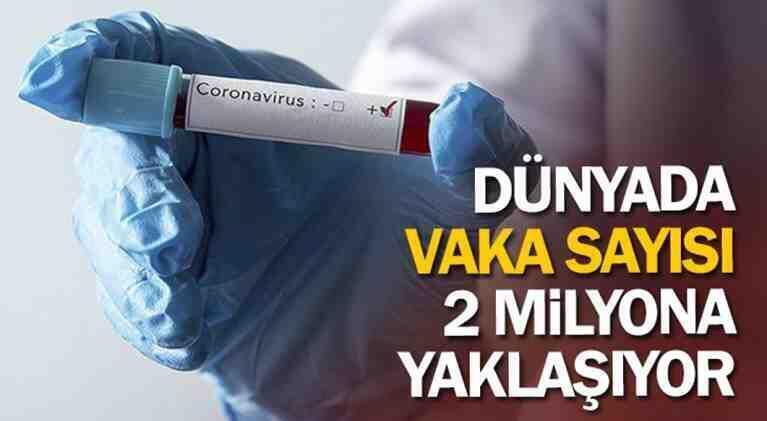 Koronavirüs vaka sayısı dünya