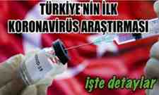 Türkiye’nin İlk Koronavirüs Araştırması Yayınlandı.