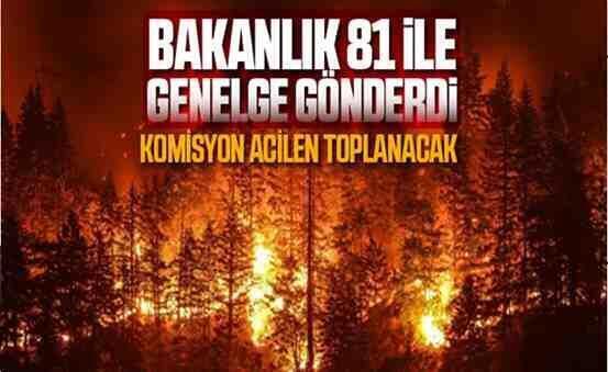 Orman yangınlarının engellenmesi için…