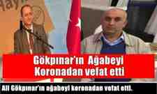 CHP Arifiye İlçe Başkanı Gökpınar’ın ağabeyi koronadan vefat etti