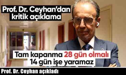 Prof. Dr. Mehmet Ceyhan,