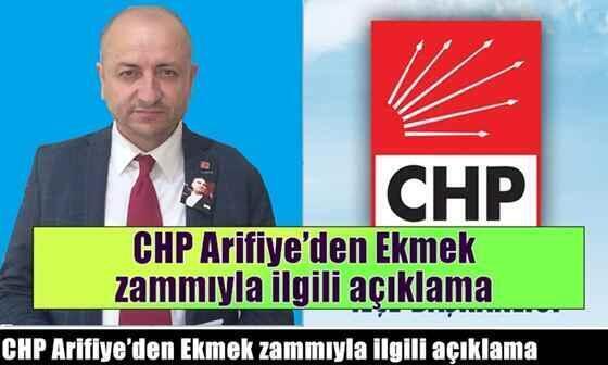 CHP Arifiye İlçe Başkanı