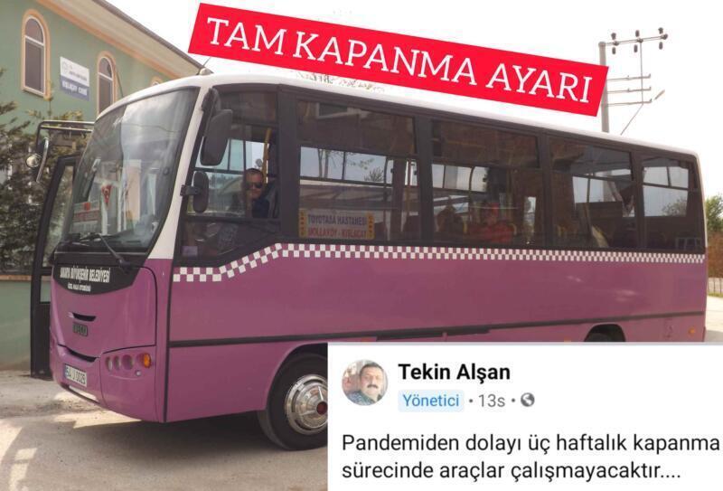 Kışlaçay-Mollaköy-Karaçomaklar Halk Otobüsün’den seferlere