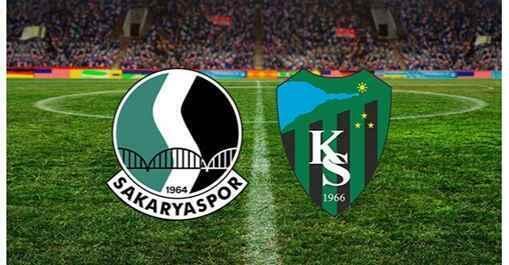 Sakaryaspor’un Kocaelispor ile oynayacağı