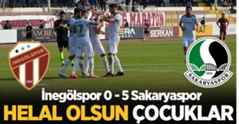 Sakaryaspor 5 golle evine geri dönüyor