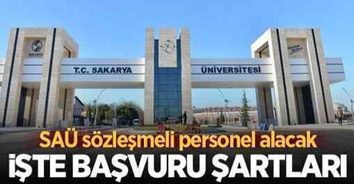 Sakarya Üniversitesi bünyesine personel