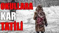 Sakarya’da 18 Mart Cuma Eğitime Kar Tatili..