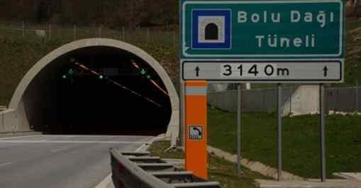 Bolu Dağı tüneli 34 gün süreyle kapanacak.