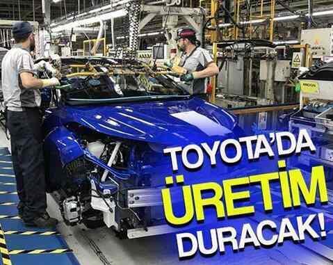 Toyota’da Üretim Duracak: Tedarik ve Çip Krizi.