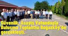 Vatandaşla Buluşma Toplantısı Boğazköy’de gerçekleşti.