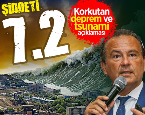Korkutan deprem ve tsunami uyarısı!