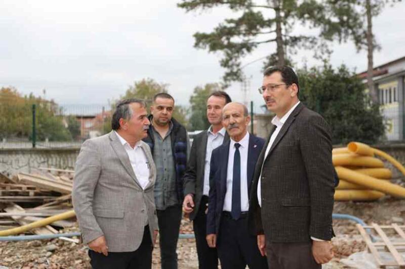Ali İhsan Yavuz,Belediyenin son çalışmalarını yerinde inceledi.