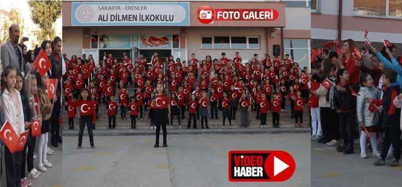 Ali Dilmen İlk Okulunda 29 Ekim Coşku İle Kutlandı.(Video)