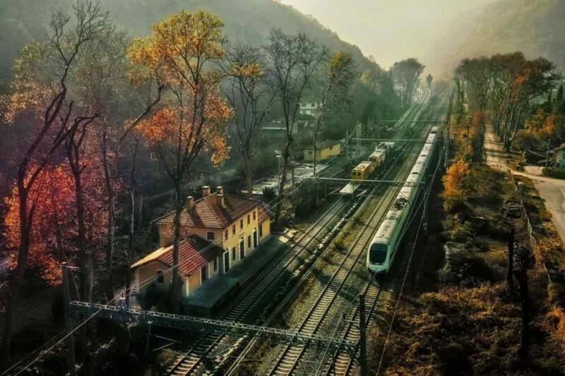 Geyve/Doğançay tren istasyonu temalı fotoğraf birinci oldu.