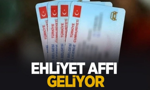 Erdoğan’dan ehliyet ve ceza affı müjdesi.