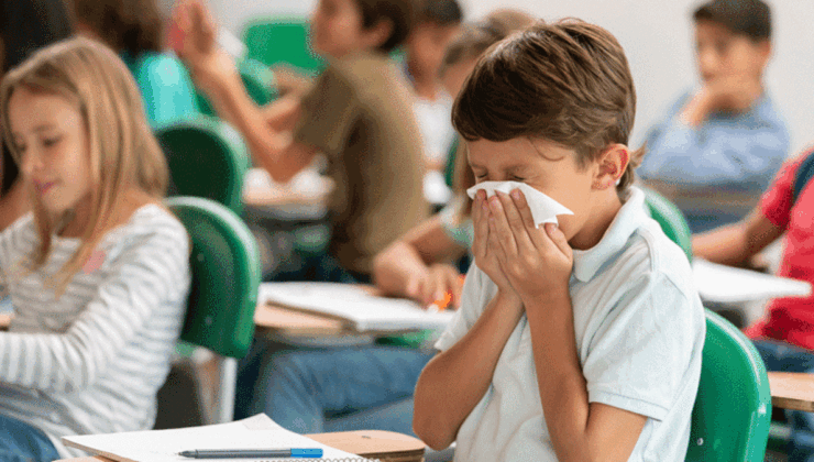 Dikkat : Okullarda grip salgını uyarısı.