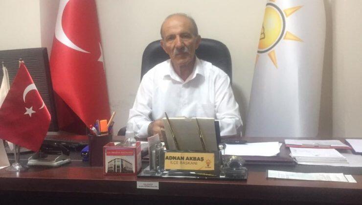 AK Parti Arifiye İlçe Başkanı Adnan Akbaş istifa etti.